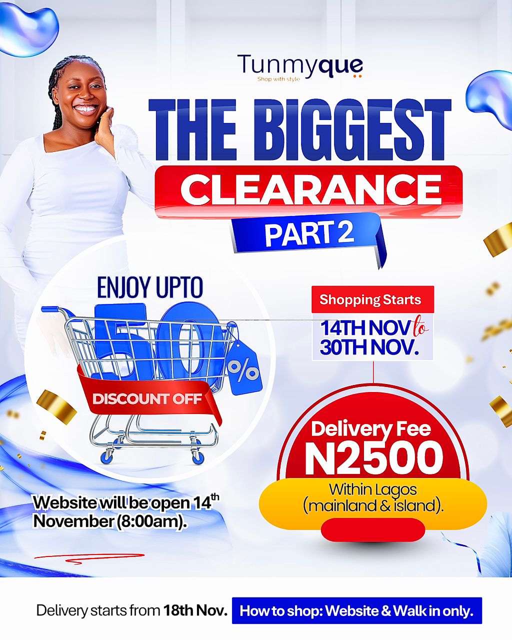 Tunmyque Clearance Fashion Sales